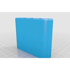 E 電池盒4xAA/ AAA ( 藍色 ) 